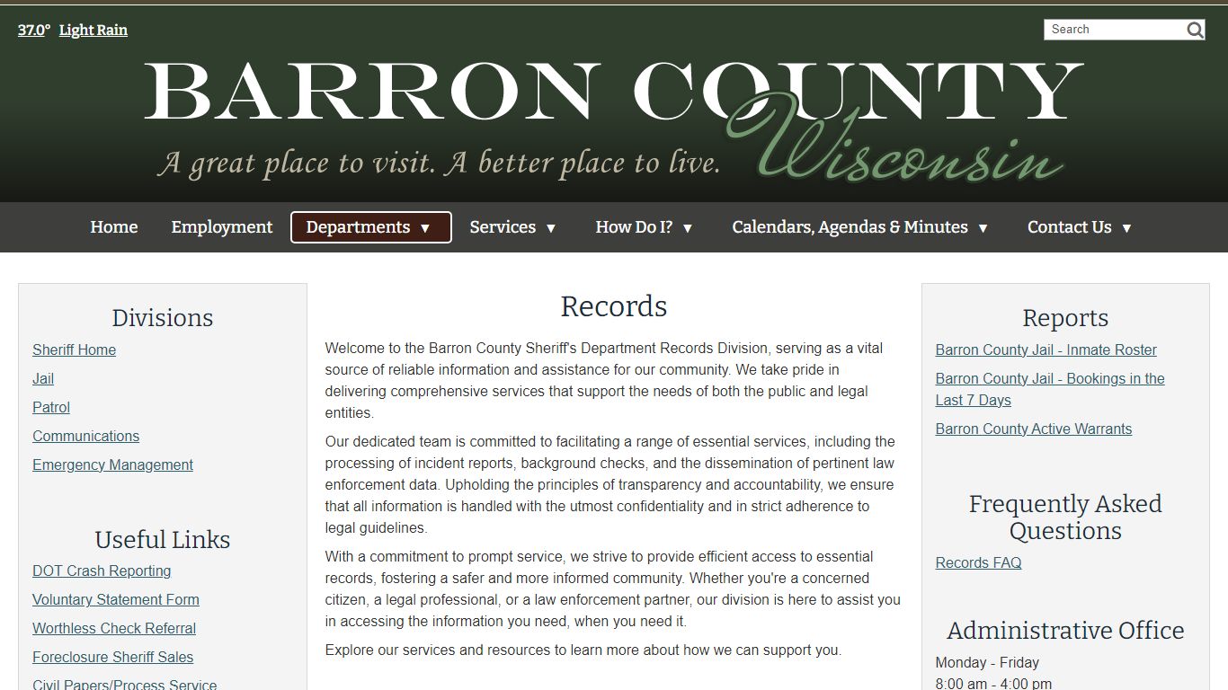 Records - Barron County, WI